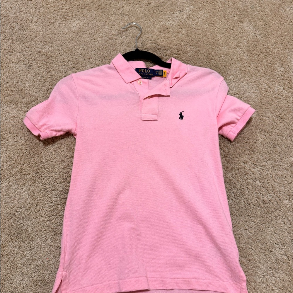 Ralph Lauren Kids Light Pink Polo Shirt